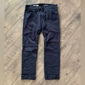 Men’s Gap denim jeans micro corduroy pants navy